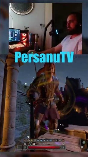 Two bards measuring their instruments