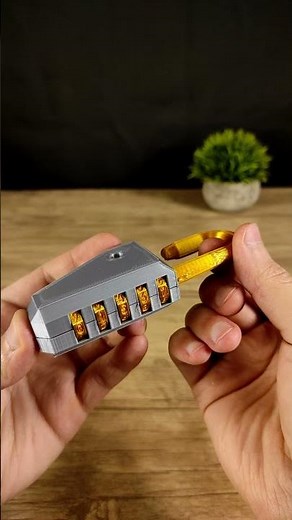 3D Printed Combination Secure Lock - 3D Printing Timelapse