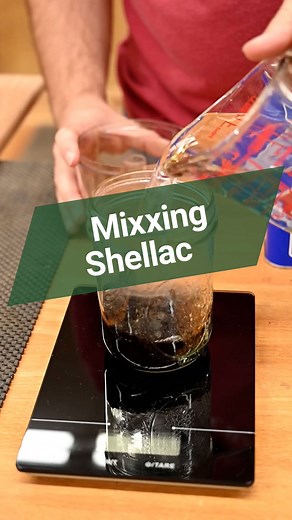 6.5K views · 155 reactions | Need to make a small amount of shellac but don’t want to math? #woodcraft #woodworking #wood #shellac #woodworker #woodshop #DIY #maker | Woodcraft | Facebook