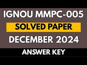 IGNOU MMPC-005 December 2024 Solved Question Paper | Business Laws | Complete Solutions