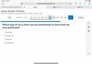 1:50 PM Fri Apr 4 75 \% student.masteryconnect.com Summative Te... | Filo