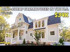 10 Dirt Cheap Virginia Farmhouses With a Lot of Land and Low Taxes 🏡Real Estate Hidden Gems!