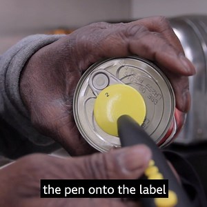 PenFriend, our versatile audio labeller enables you to create your own audio labels for groceries, medicines, DVDs and CDs, clothes, toiletries, paperwork and much more, you can use the new RNIB PenFriend 3 to store and play MP3 files. Buy PenFriend 3 from our shop: https://rnib.in/2NImnfu | RNIB