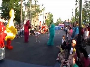 Sesame place parade 2012