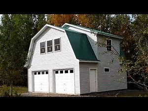 #174 Gambrel Garage $37,400 Part 2 (interior work extra for apartment)