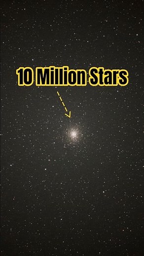 10 Million Stars in 1 Star Cluster!!! Omega Centauri Telescope View #astrophotography #astronomy