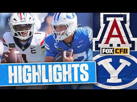 Arizona Wildcats vs No. 15 BYU Cougars Highlights 🏈 FOX College Football