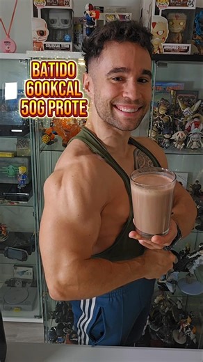Prepare a PROTEIN SHAKE to GAIN MUSCLE MASS with 600kcal
