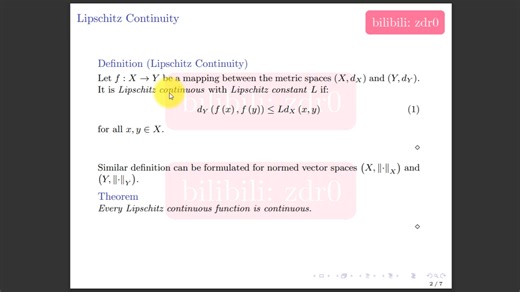 [zdr0] 快速分析学 (2)：Lipschitz 连续性