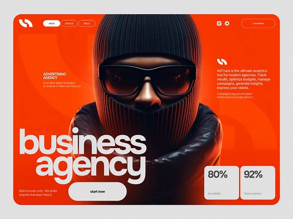 Digital agency website