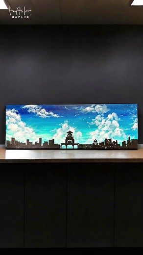 オーダーメイドのシルエットアート作品