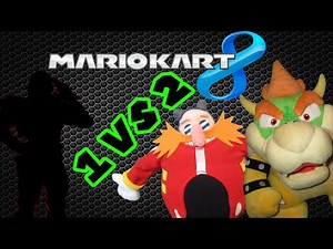 ABM: Captain Falcon vs Bowser & Eggman on Mario Kart 8 Gameplay HD