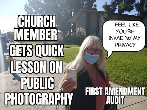 "Church Member Gets Quick Lesson On Public Photography" First Amendment Audit
