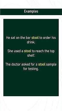 stool # Expand Your English Vocabulary
