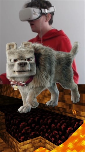 ✨ Modding Minecraft Movie Dennis into VR Minecraft 😳 #minecraft #VR #MinecraftMovie #GamingShorts