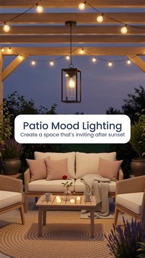 A thoughtfully lit patio isn’t created with one bright fixture. Layered lighting brings warmth, softness, and visual interest that feels effortless. Ambient light sets the tone, task lighting supports dining and seating, and accent lighting highlights natural details. Styled with love, this patio feels comforting and inviting. Which lighting layer would you add first? Comment below. Featured Products: Golden Lighting Bartlett Outdoor Ceiling Light Z-Lite LED Stylet Outdoor Wall Sconce EGLO Walke