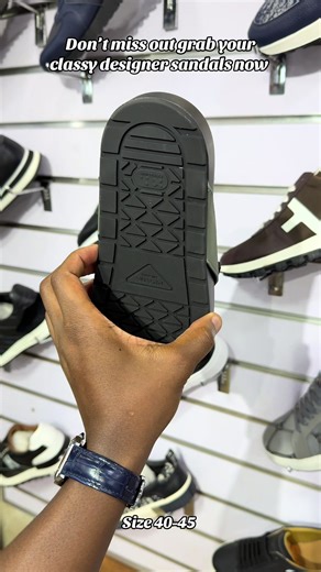 Classy Designer Sandals in Sizes 40-45 Available Now