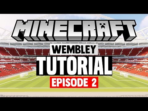 Minecraft Stadium Builds: Wembley Stadium [2] Pitch/Stands