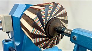 Woodturning - Hypnotic Blank - I Didn’t Think It Would Turn Out This Good ! | Jack Mack Woodturning