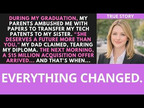 My Parents Demanded My Tech Patents for My Sister at Graduation—They Had No Idea...| Koala Revenge