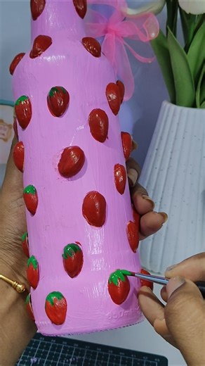 pintersty inspired #diy #bottleart #bottlecraft #shorts