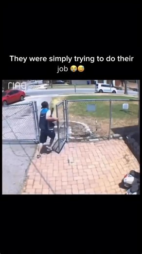 Curvico Explained on Instagram: "He really woke up that day thinking it was just another normal shift—deliver the mail, nod at a few neighbors, clock out on time—but somehow ended up in a full-blown scary situation he did not sign up for. One minute he’s holding envelopes, the next he’s questioning every life choice he’s ever made, heart racing, instincts screaming. Man just wanted to do his job, not survive a side quest on hard mode 😭📬. With Ring Search Party, the Ring App helps communities c