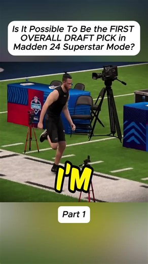 Is It Possible To Be the FIRST OVERALL DRAFT PICK in Madden 24 Superstar Mode? #Madden24#SuperstarMode#GamingChallenge