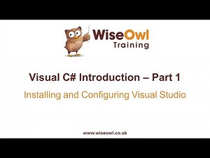 C# Introduction Part 1 - Installing and Configuring Visual Studio