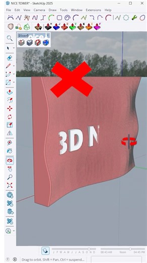 SketchUp tutorial 🌟 The fastest way to create a parametric text wall in SketchUp using BZ Toolbar, Curviloft, Fredo PushPull, and Slicer5 plugins! . Nice Tower Nice Tower Plus . #SketchUp #SketchUpTips #parametric #architecture #art #architect #wall #interiordesign #SketchUpTutorial #3DModeling #DesignTips #SketchUpPro #ArchitectureDesign #DesignHacks #nicetowers #nictowerpro | Nice Tower Pro