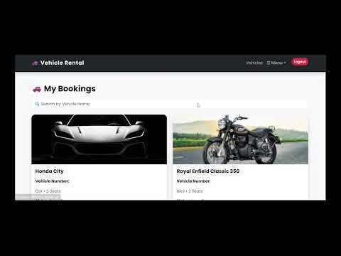 Vehicle Rental Management System - Project Feedback