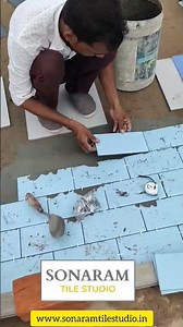 Swimming Pool Tile Installation #construction #floortiles #tile #architecture #swimmingpooltiles
