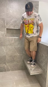 1.1M views · 7.1K reactions | How to make floating bench in a shower using Fittes Brack 14 brackets. #remodel #construction #homerenovation #realestate #design #entrepreneur #interiordesign #hardwork #woodworking #renovation #homedecor #tools #diy #carpentry #work #asmr #designer #homemade #engineering | WINNI | Facebook