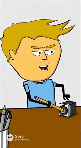 Snapping Pencil – Funny Slice of Life Animation | Sora 2 AI Video