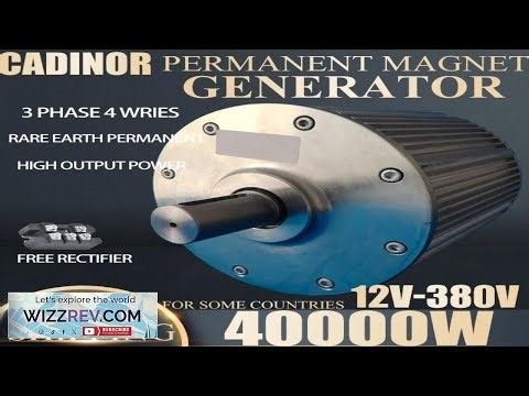 40KW 30KW Rare Earth Permanent Magnet Generator 96V 220V AC 3 Phases