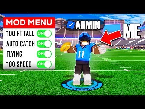 Can 1 ADMIN Beat a Team of 50 Players In NFL Universe Football?