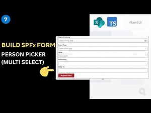 Build Your First SPFx Form (Person Column – Multiple Select) – Fluent UI People Picker Tutorial