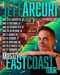 Summer tour! Get tickets at JeffArcuri.com! | Jeff Arcuri