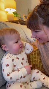 Baby Tells Mom: "You Kissed My Cheek So Much It Has a Hole!" 😂👶🕳️ #Shorts