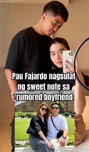 Pau Fajardo nagsulat ng sweet note sa rumored boyfriend #PauFajardo | Today's Update