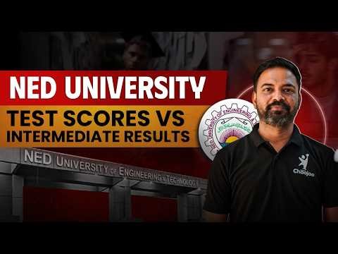 NED University Test scores VS Intermediate results
