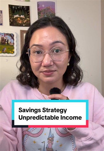 Saving money while living off of unpredictable income starts with making peace with the unknown and then navigating it! #savingmoney #budgeting #moneytips