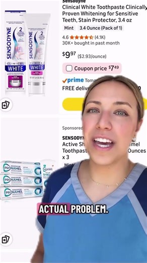 THE BEST SENSITIVITY TOOTHPASTE I FOUND ON AMAZON!