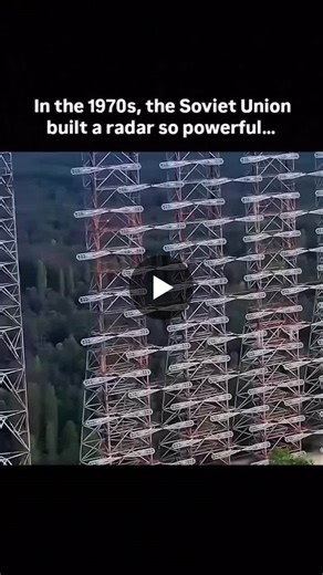 In the 1970s, the Soviet Union built a radar so powerful… it literally shook American radio stations thousands of kilometers away! What you are seeing is the infamous Duga Radar – also known as the… | S.D. Prasad
