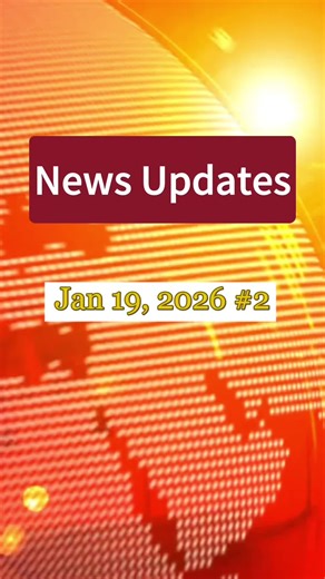 Today's Top News - Jan 19, 2026 #news #trump #newsupdates #politics #foryoupage