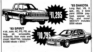 Hot Deals Madness! A Gallery of Classic Dealer Ads