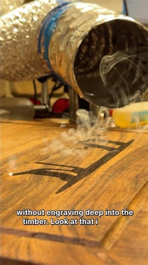 CO2 Galvo Laser Engraving a chopping board