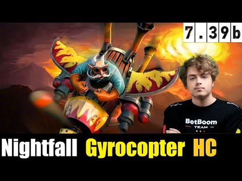 🤯 Nightfall [Gyrocopter] HC 7.39b - DOTA 2 HIGHEST MMR MATCH#dota2 #dota2gameplay #nightfall