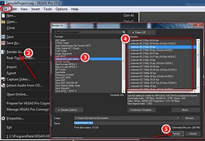 How to Convert VEG to MP4 with Sony Vegas Pro