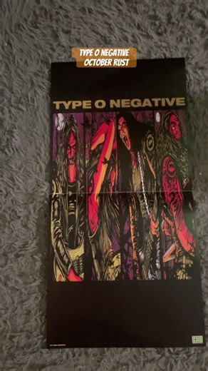 Type o negative (October rust) with poster