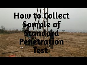 How to collect the sample of Standard Penetration Test